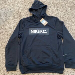 Mens Medium Nike F.C. Black Hoodie
